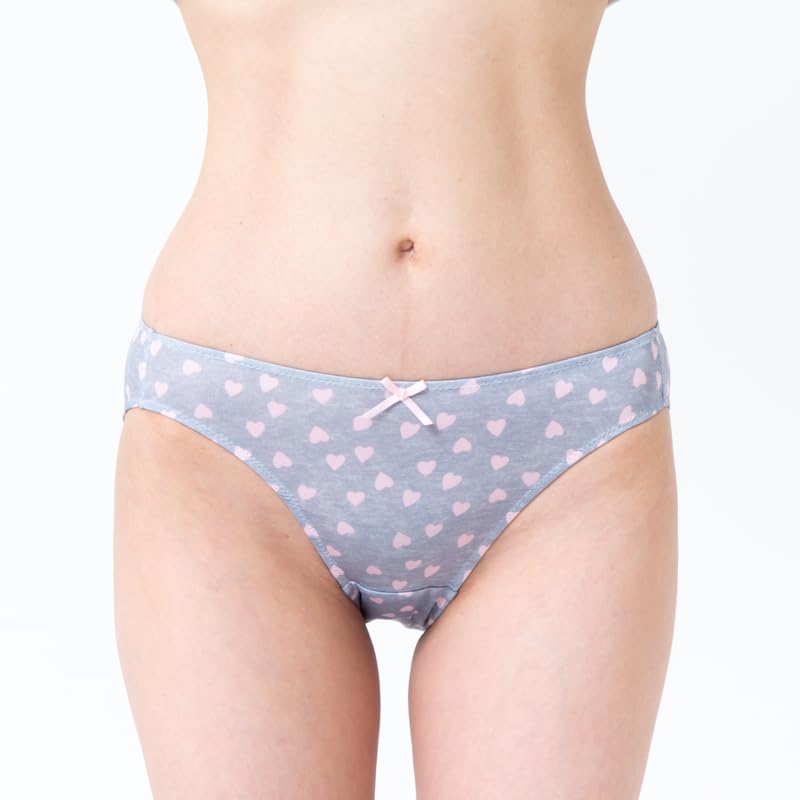 Amazon.co.jp: [クレイン] ハートプリント ショーツ 日本製 (JP